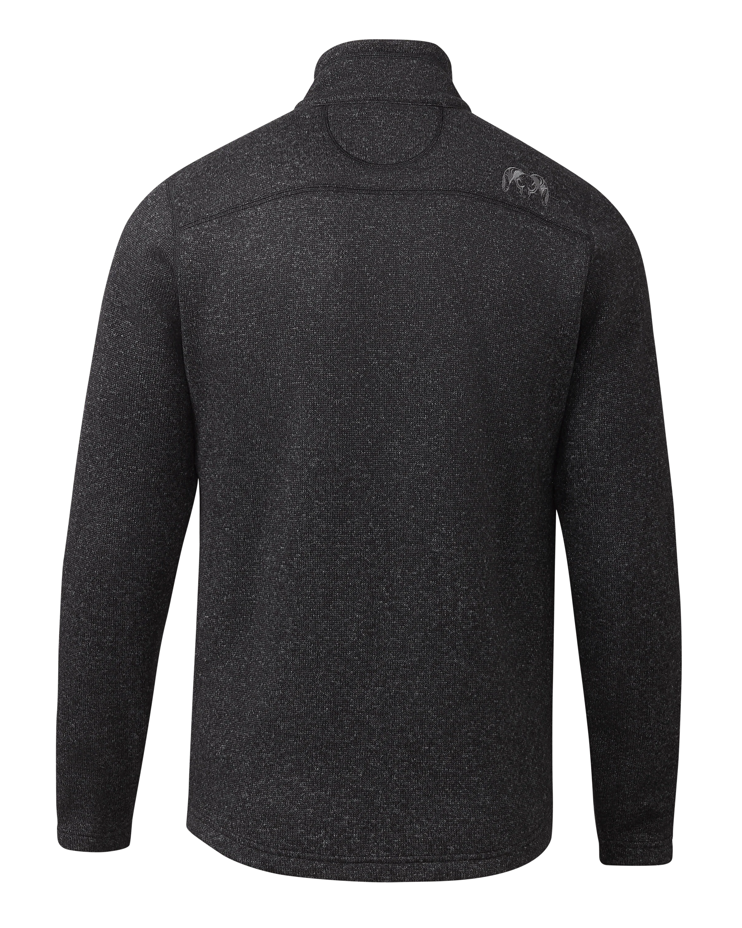 Base Camp Full Zip Sweater | Heather Black - Image 2