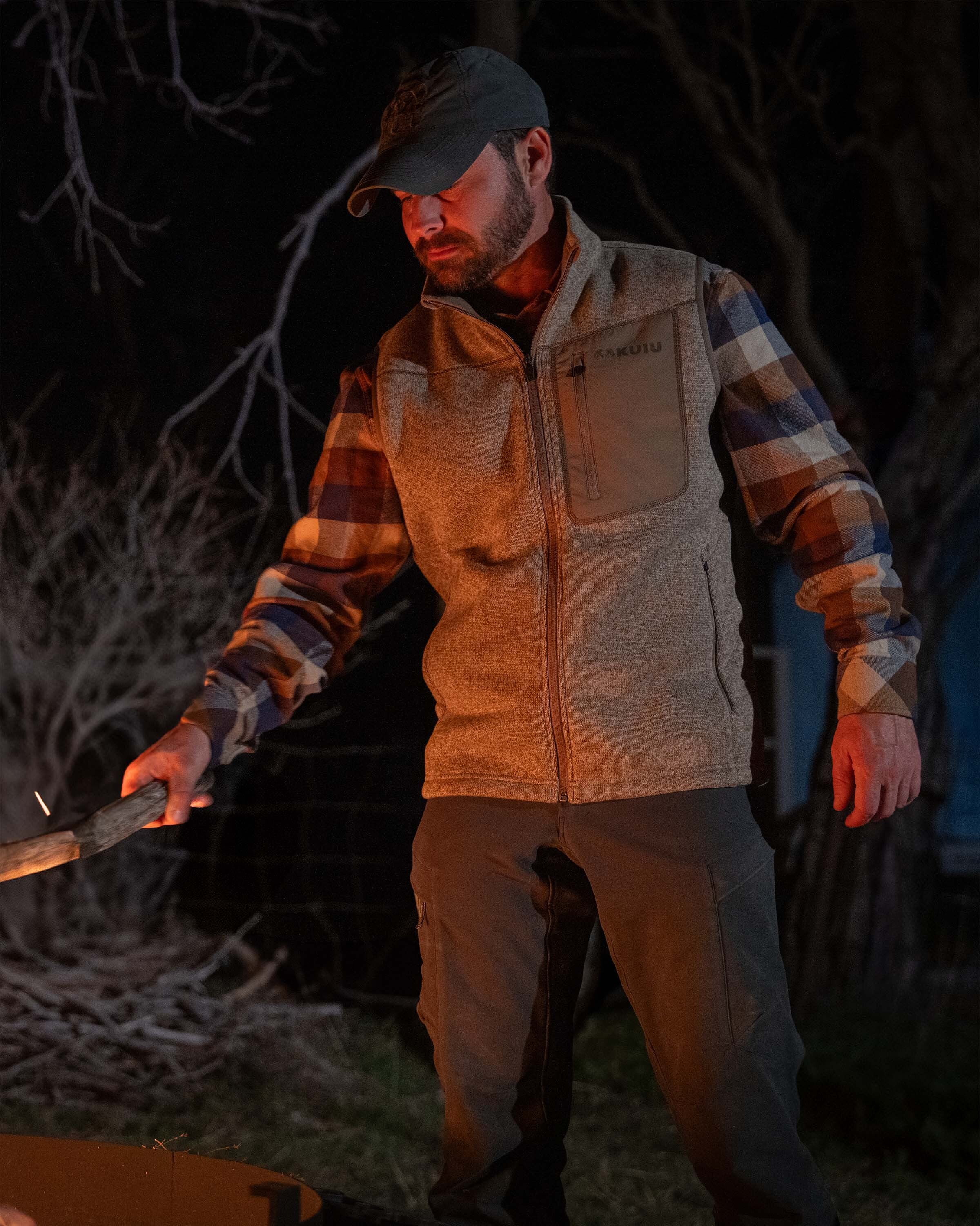 Base Camp Sweater Vest | Olive Heather - Image 4