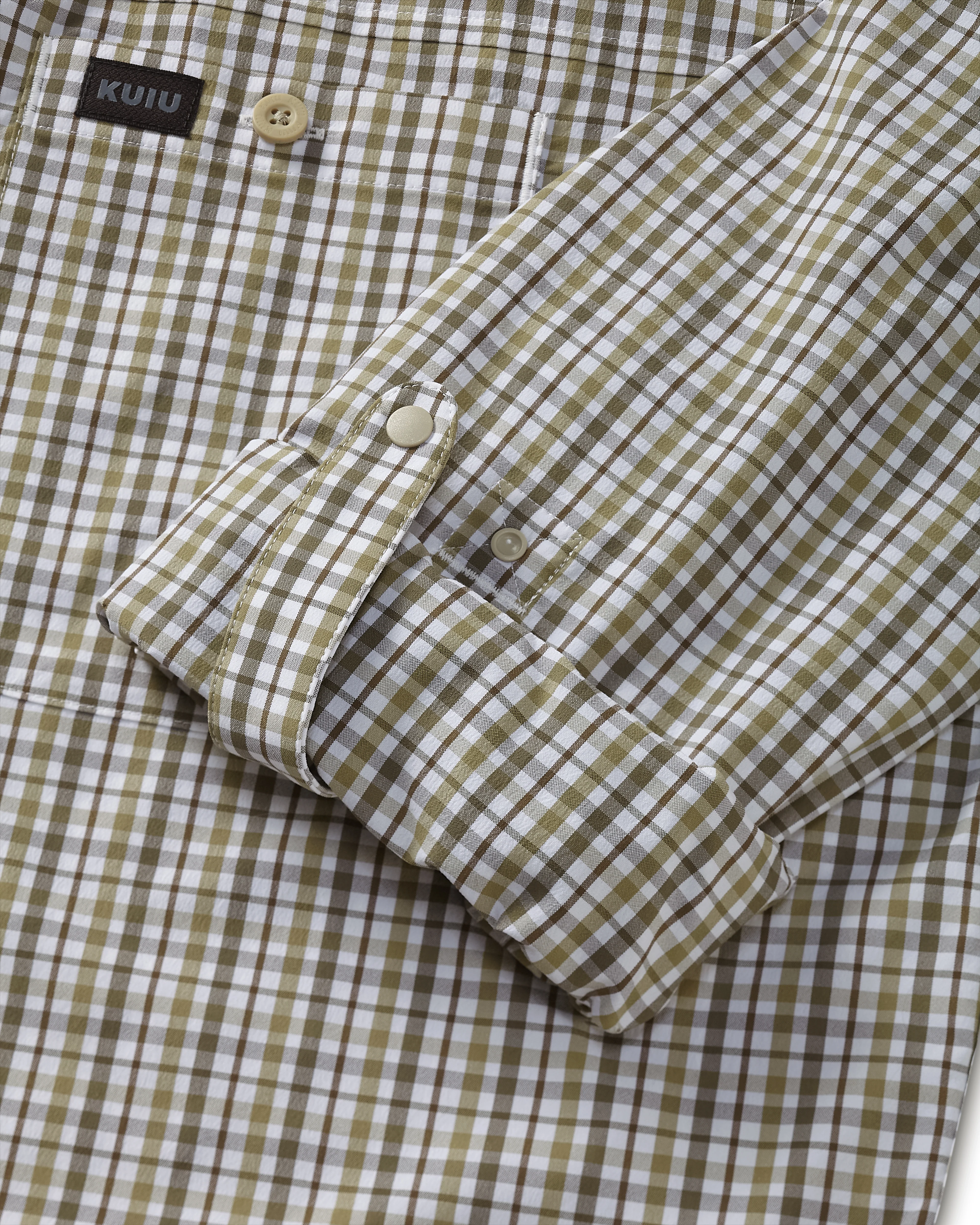 Borrego LS Shirt | Mini Cross Check Valo Plaid - Image 3