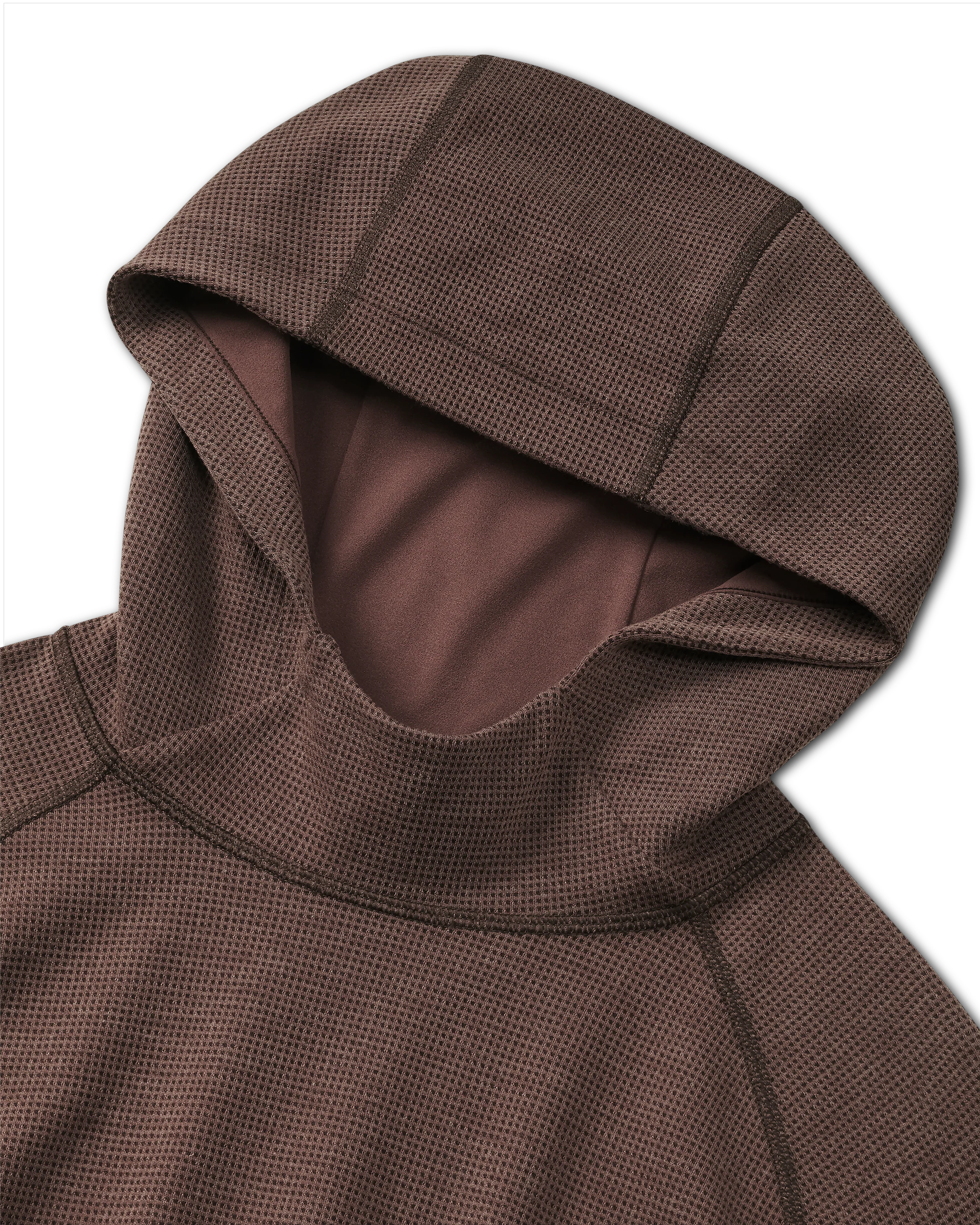 Canyon Waffle Hoodie | Cedar Heather - Image 3