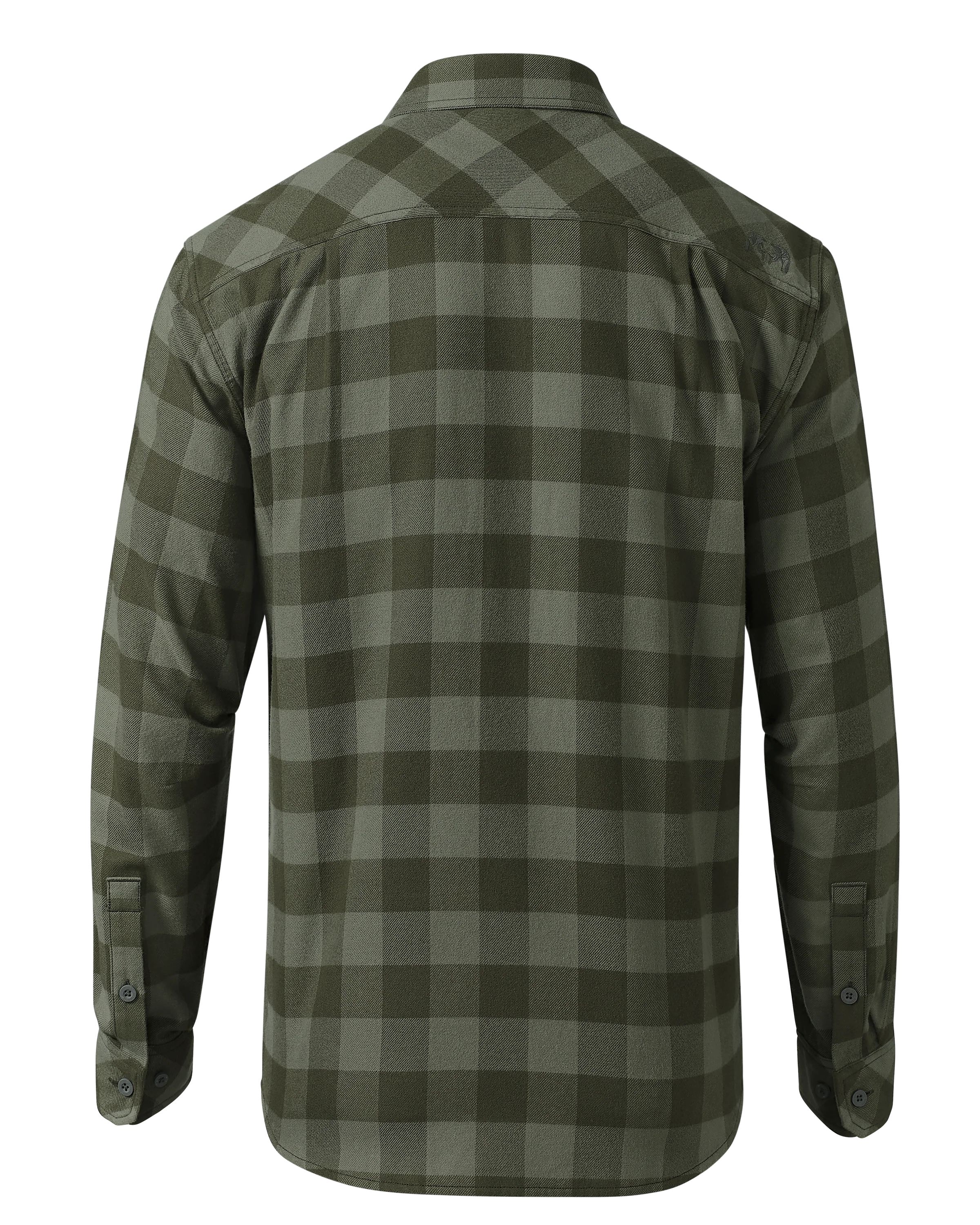 Outlet Field Flannel Shirt | Loden Buffalo Check - Image 2