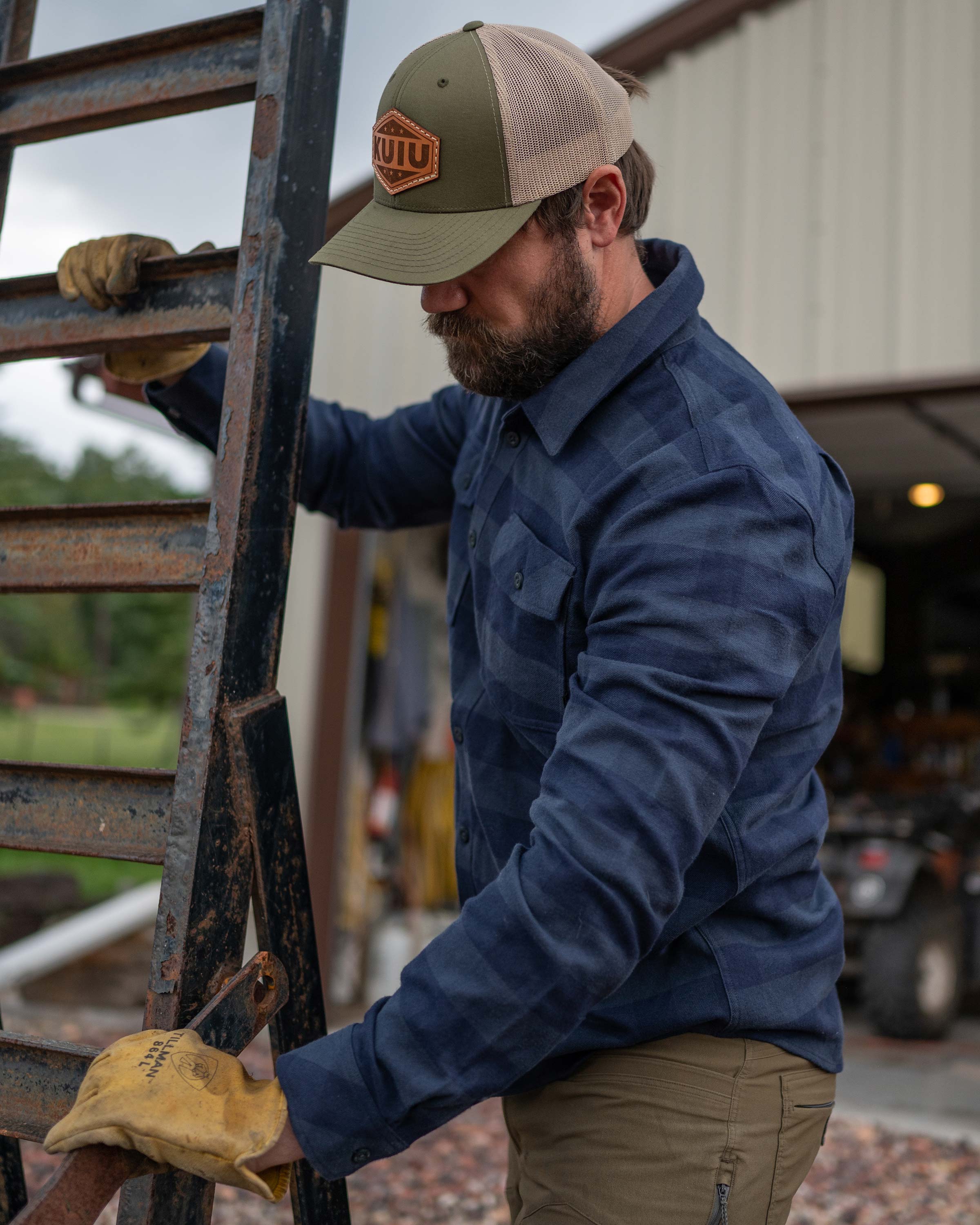Field Flannel Shirt | Red/Black Buffalo Check - Image 6