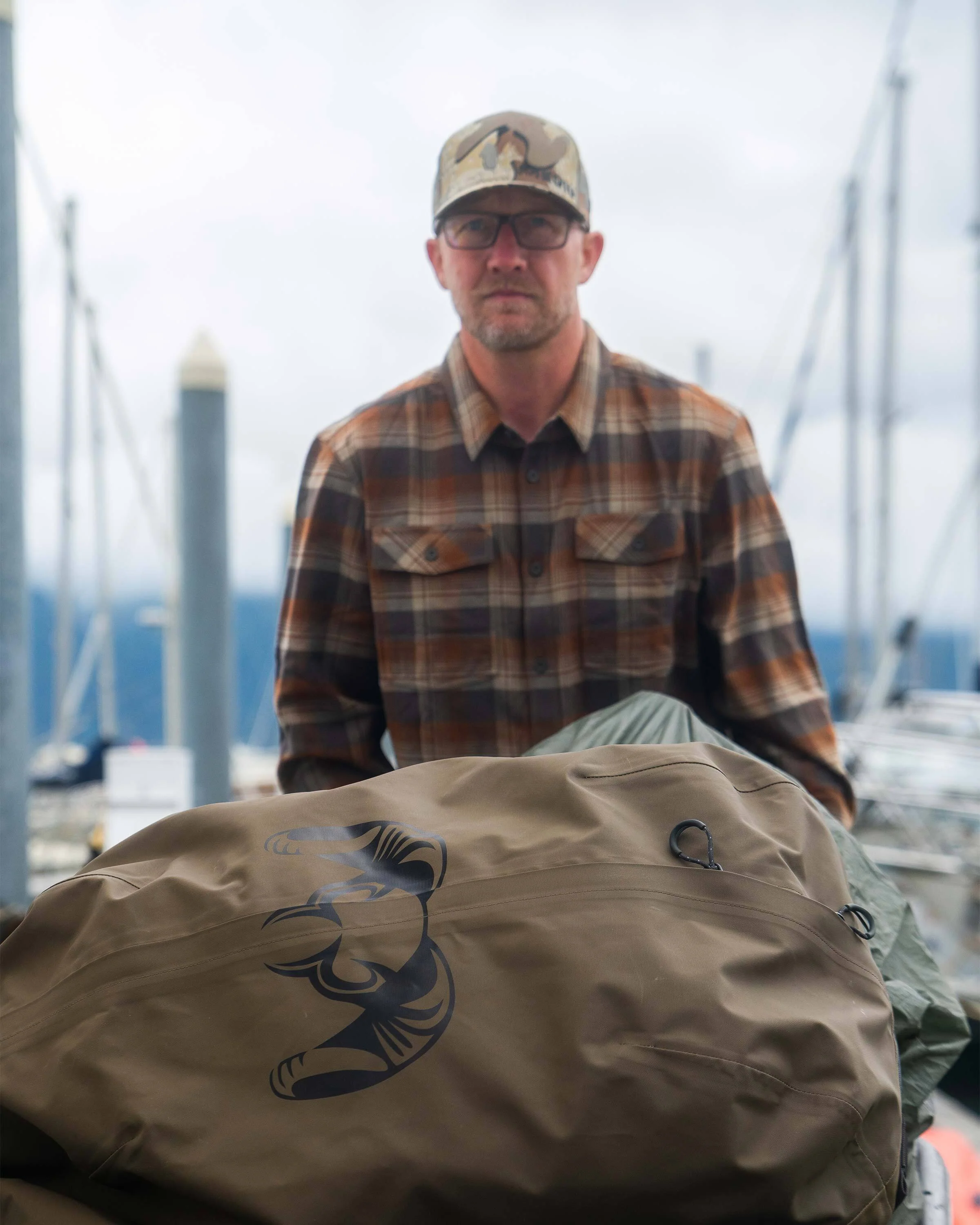Field Flannel Shirt | Saddle Blockline - Image 6