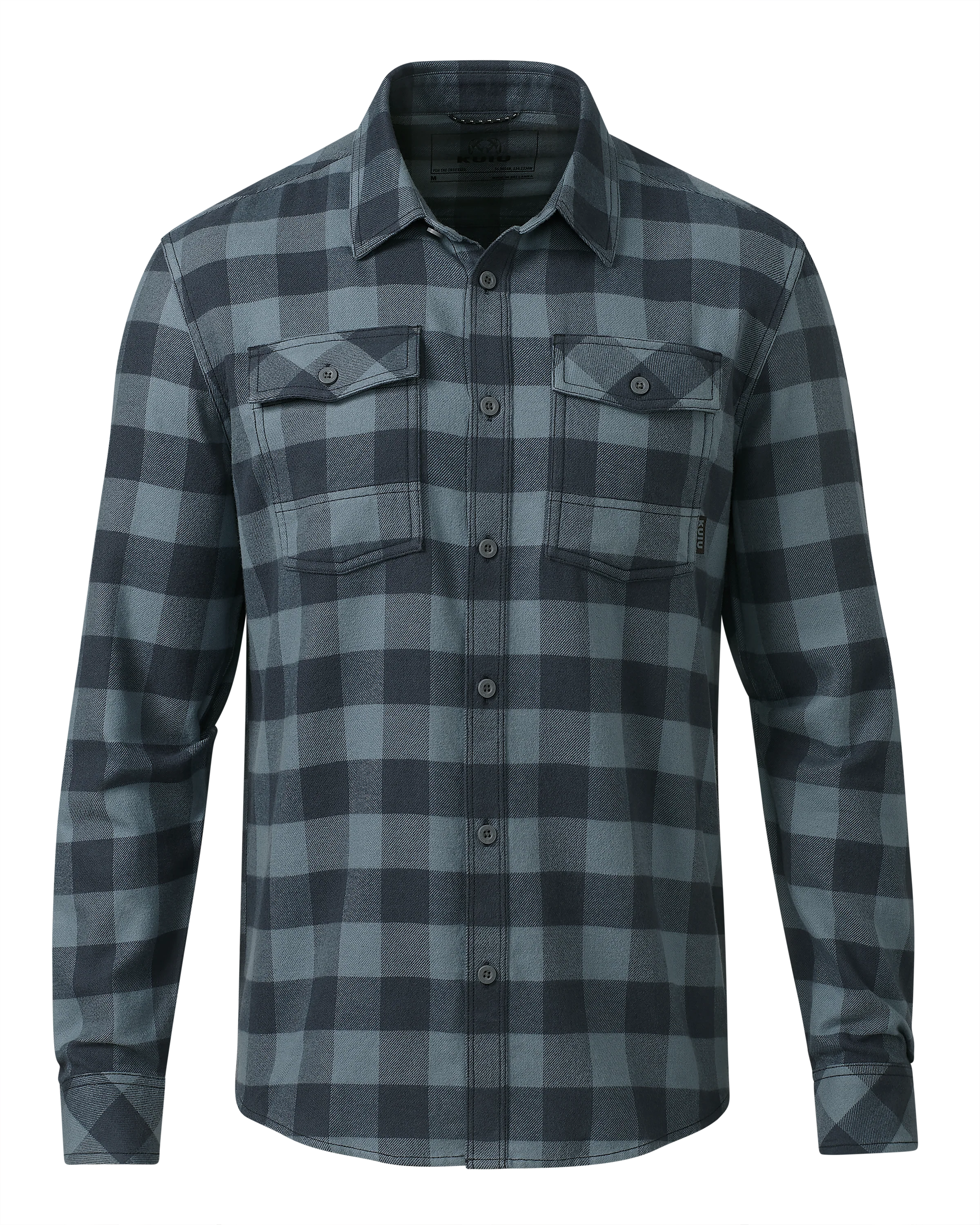 Field Flannel Shirt | Slate Buffalo Check