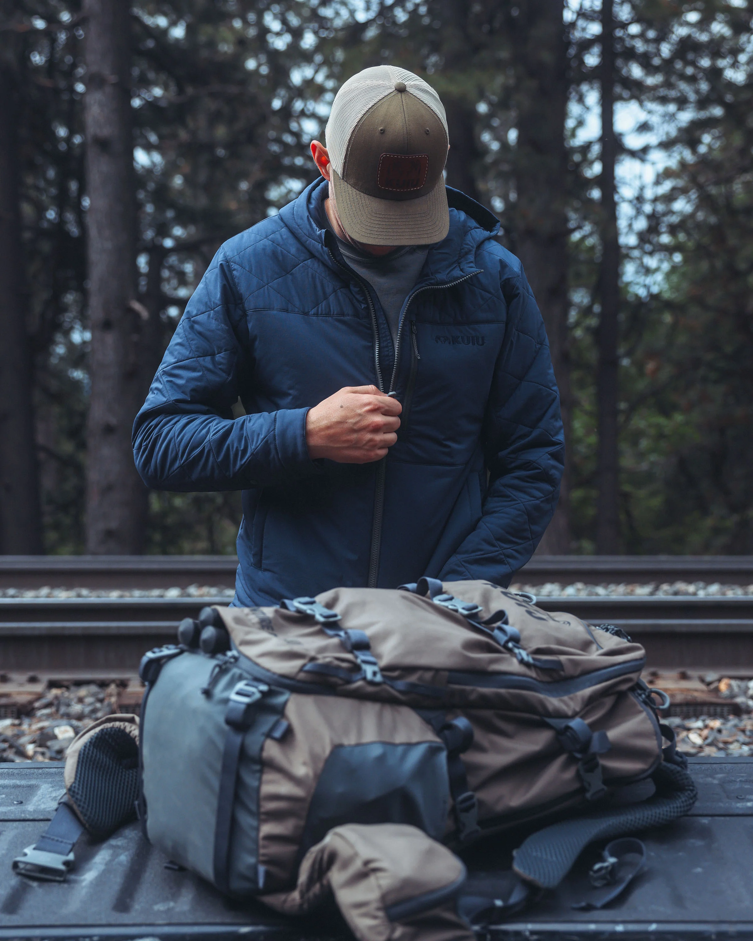 Granby Hooded Jacket | Steel Blue - Image 4