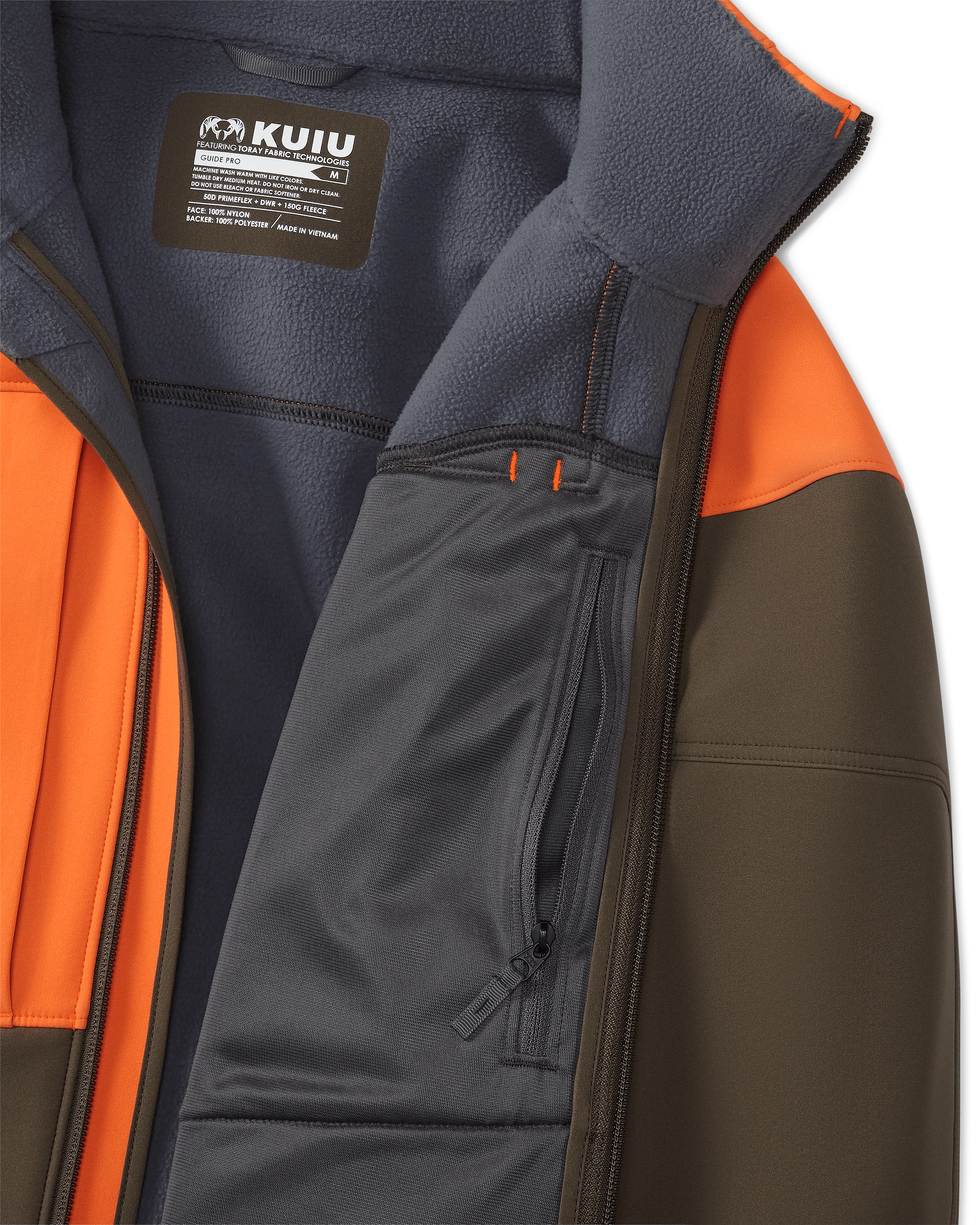 Guide PRO Hooded Jacket | Blaze/Major Brown - Image 7