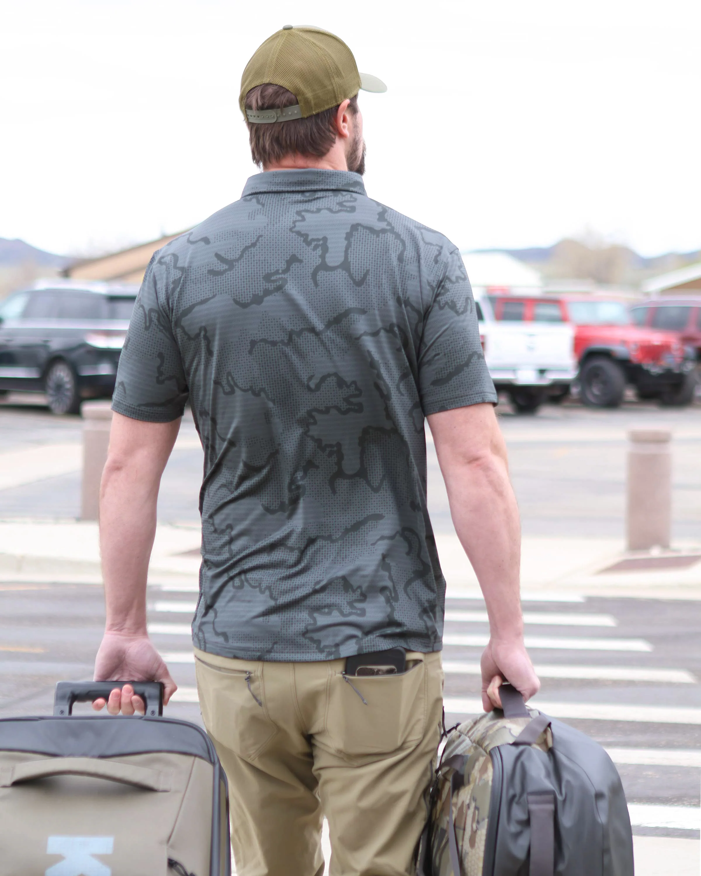 KUIU Performance Polo | Gunmetal Tonal - Image 4