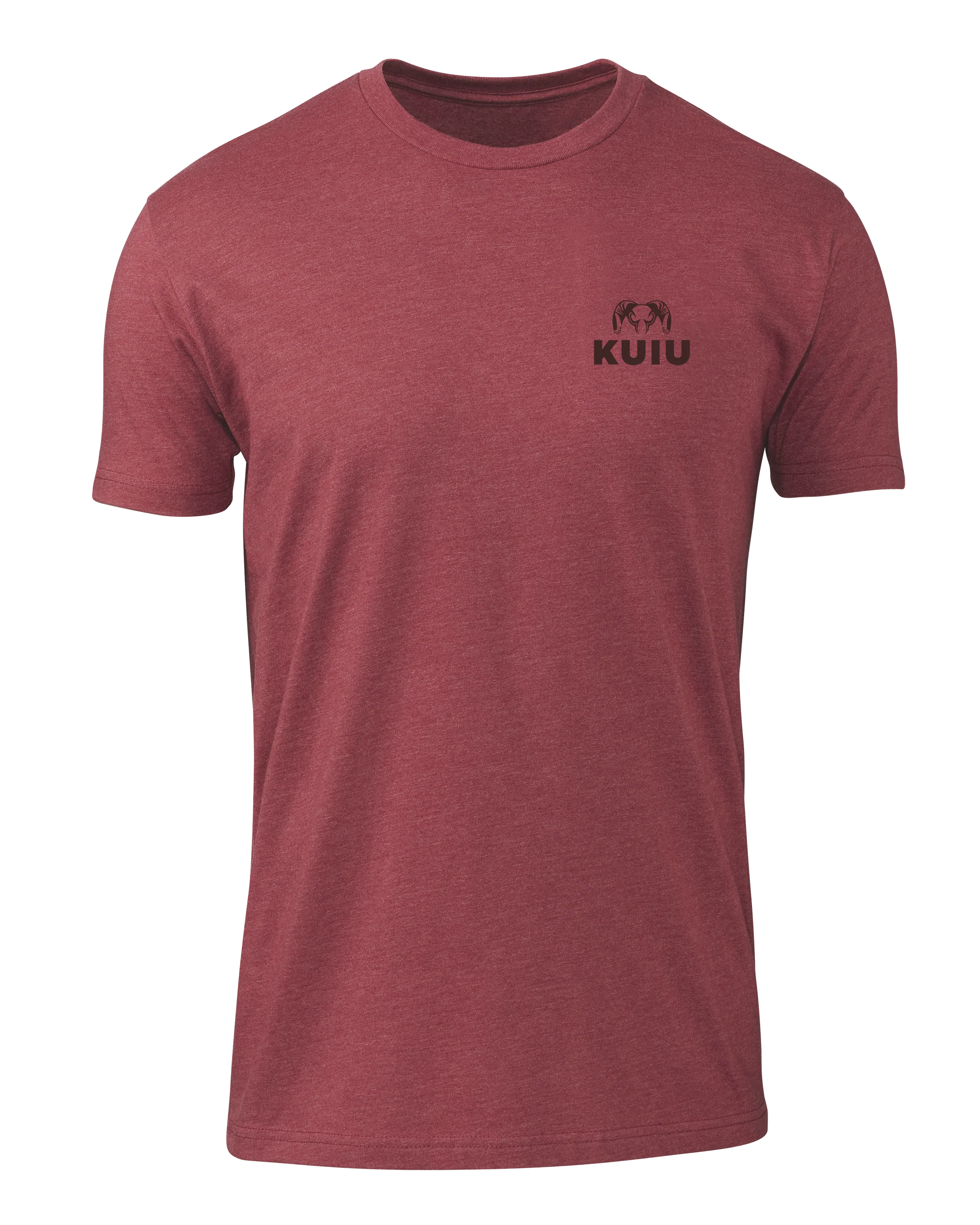 KUIU Ram Badge T-Shirt | Cardinal - Image 2