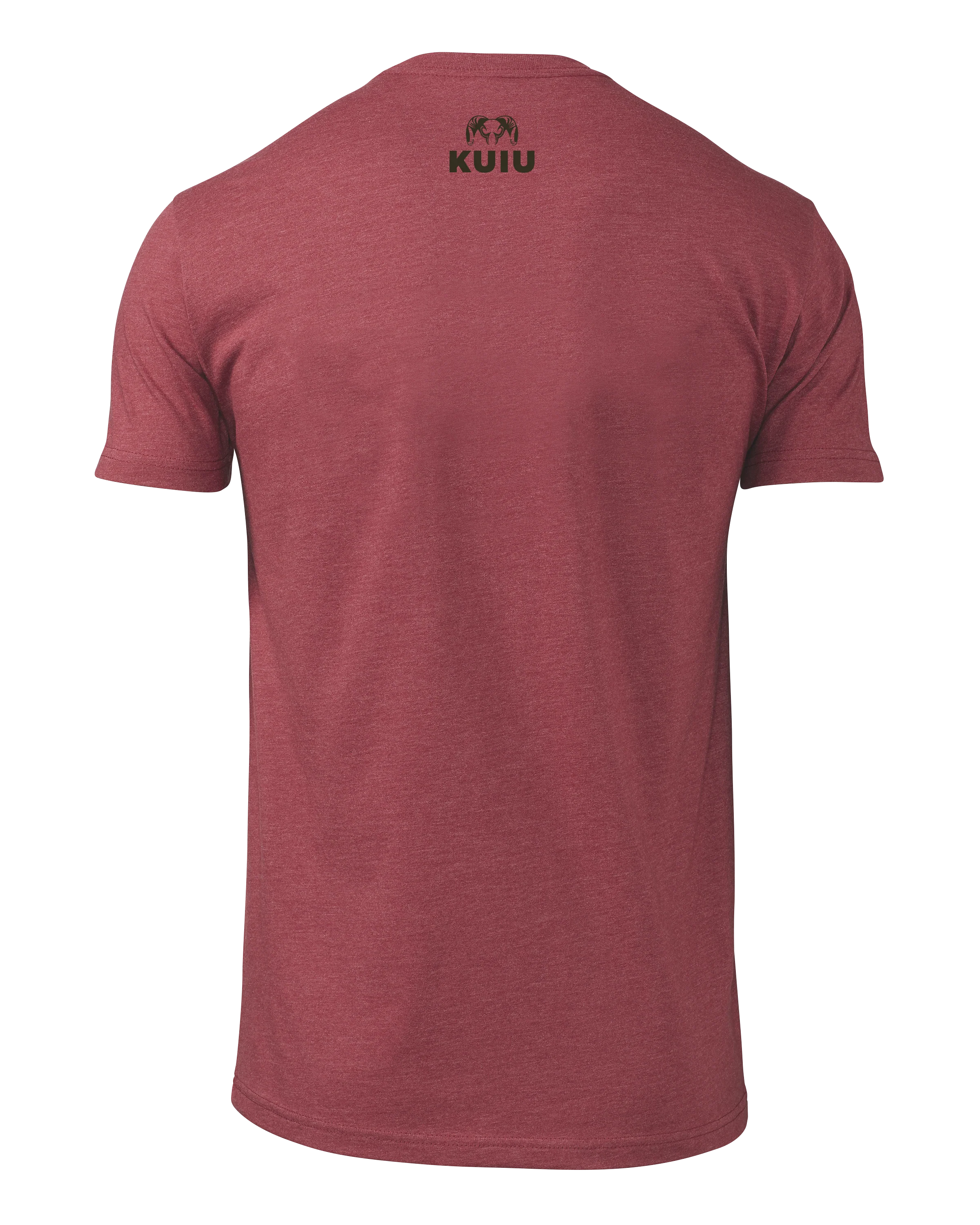 KUIU Stacked Chest Logo T-Shirt | Cardinal - Image 2