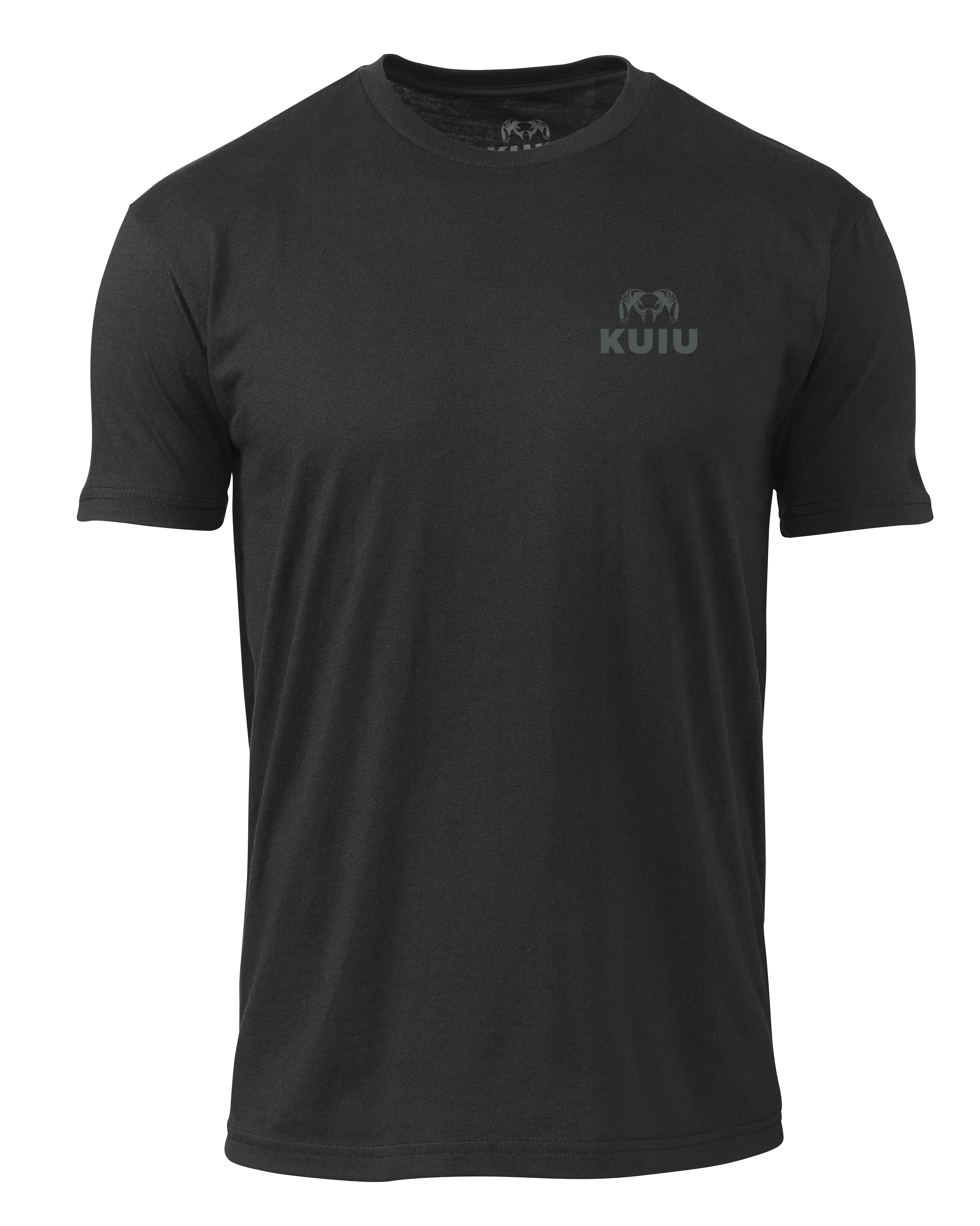 KUIU Vertical Flag Logo T-Shirt | Black - Image 2