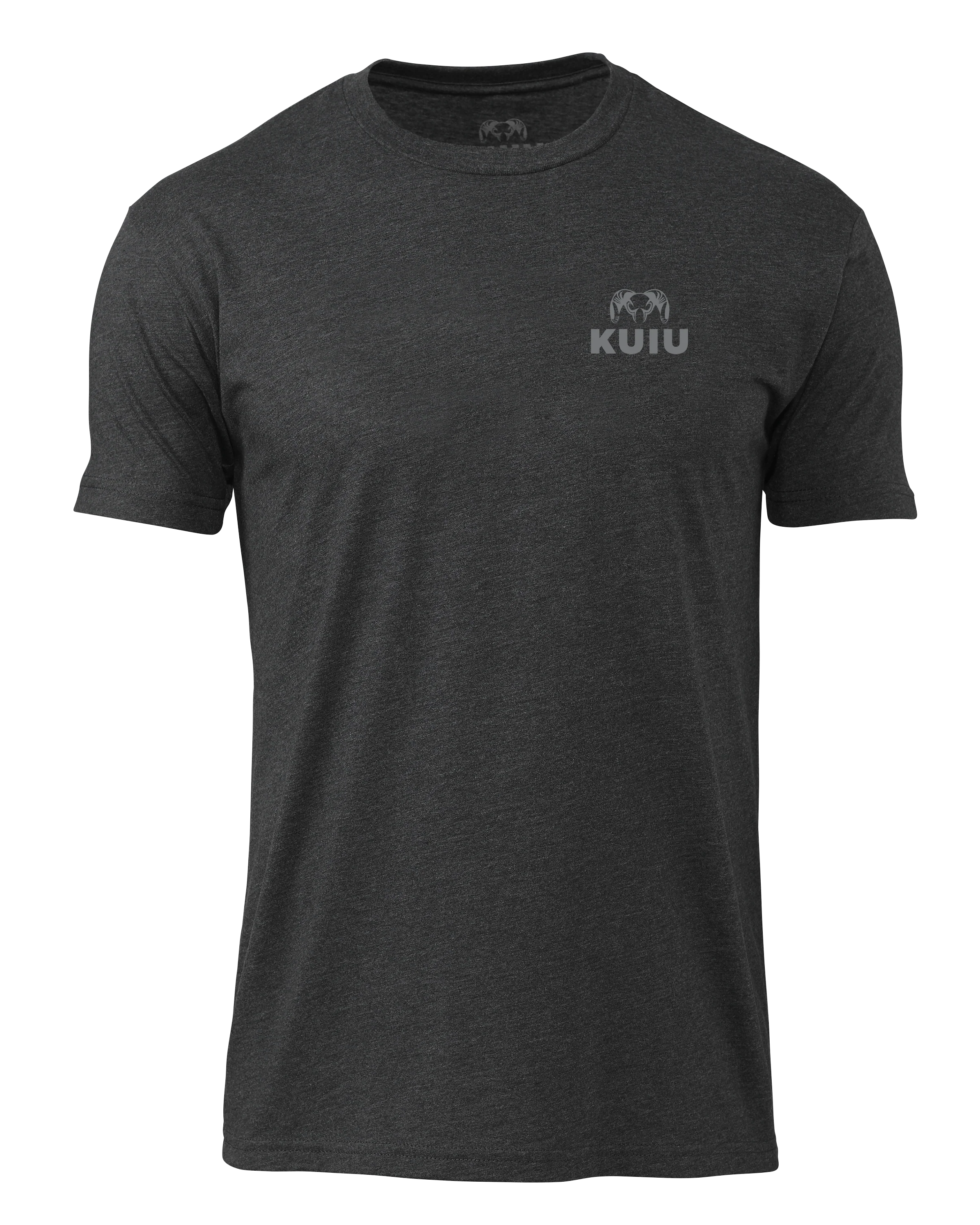 KUIU Vertical Flag Logo T-Shirt | Charcoal - Image 2
