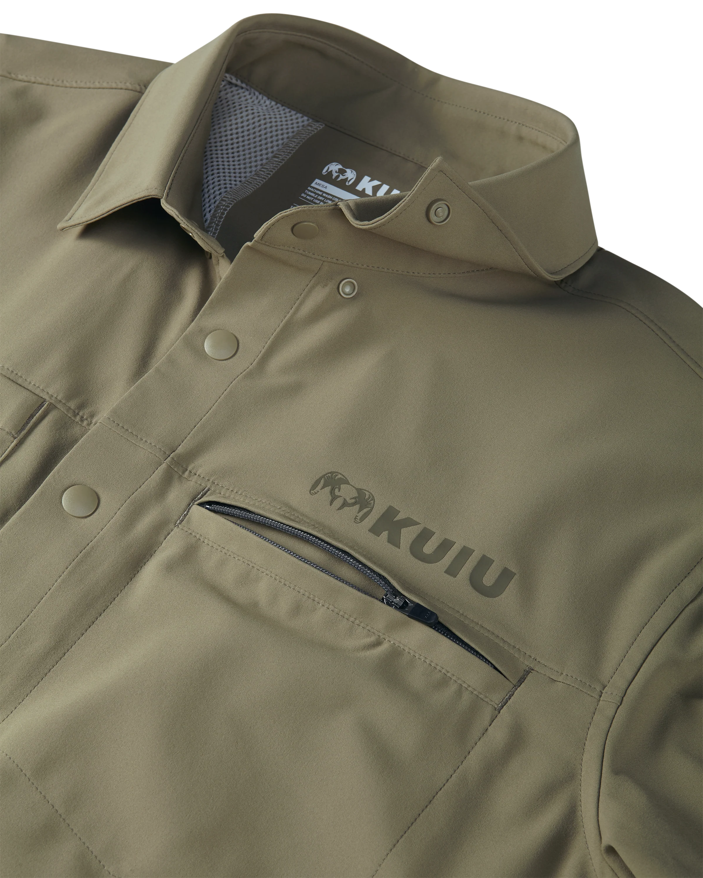 Mesa Vented SS Snap Shirt | Khaki - Image 4