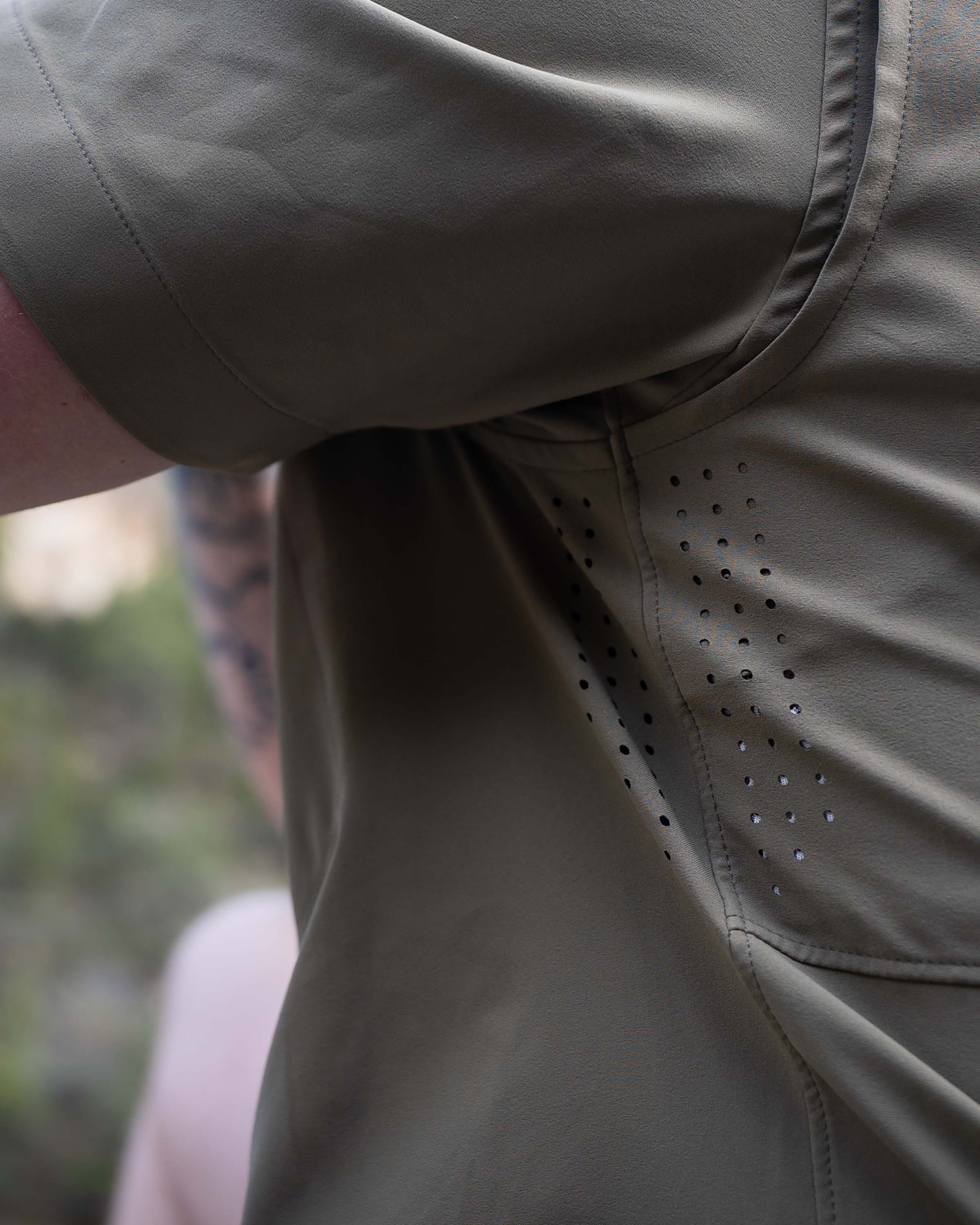 Mesa Vented SS Snap Shirt | Khaki - Image 6