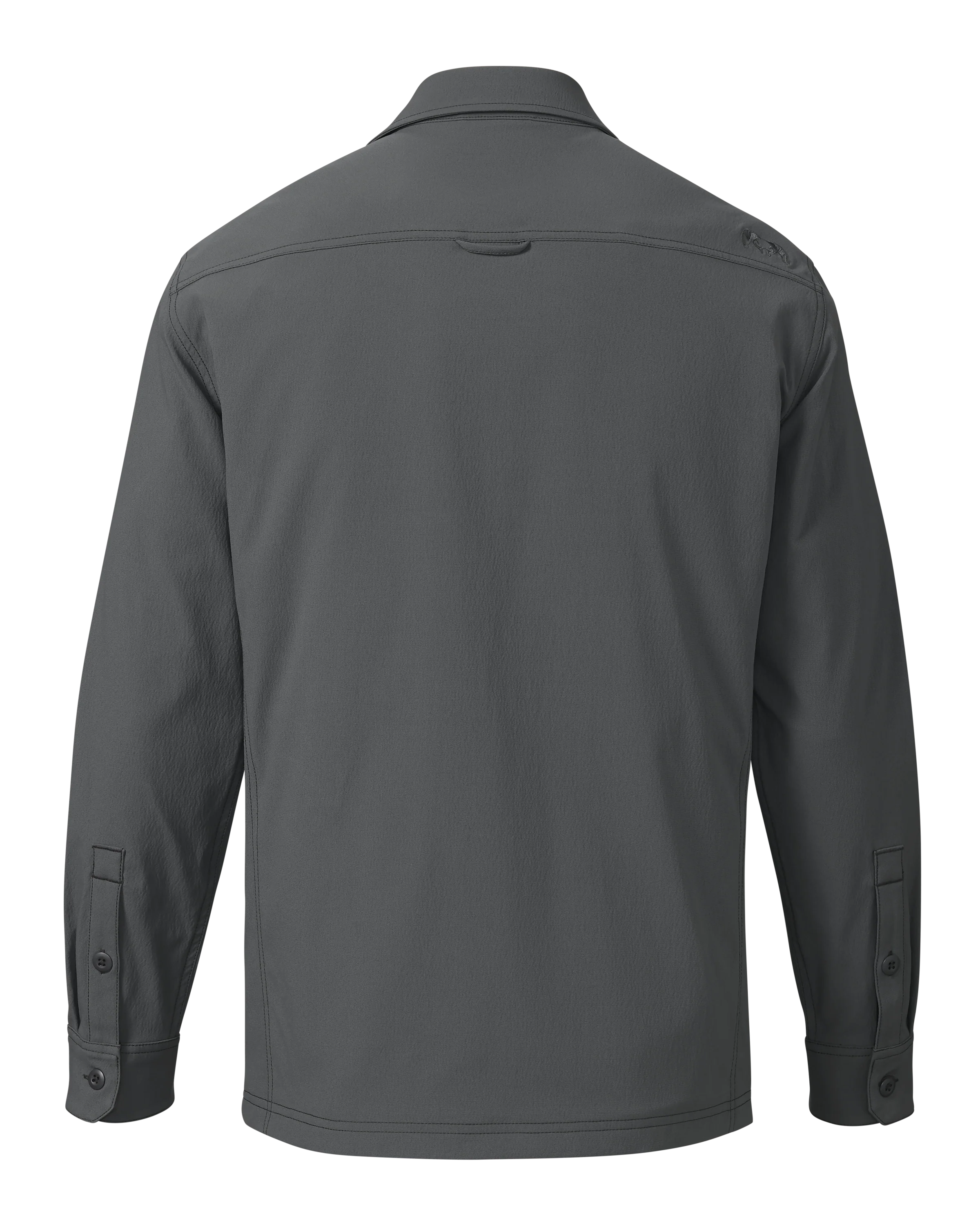 Motive Flannel Lined Shirt Jacket | Gunmetal - Image 3