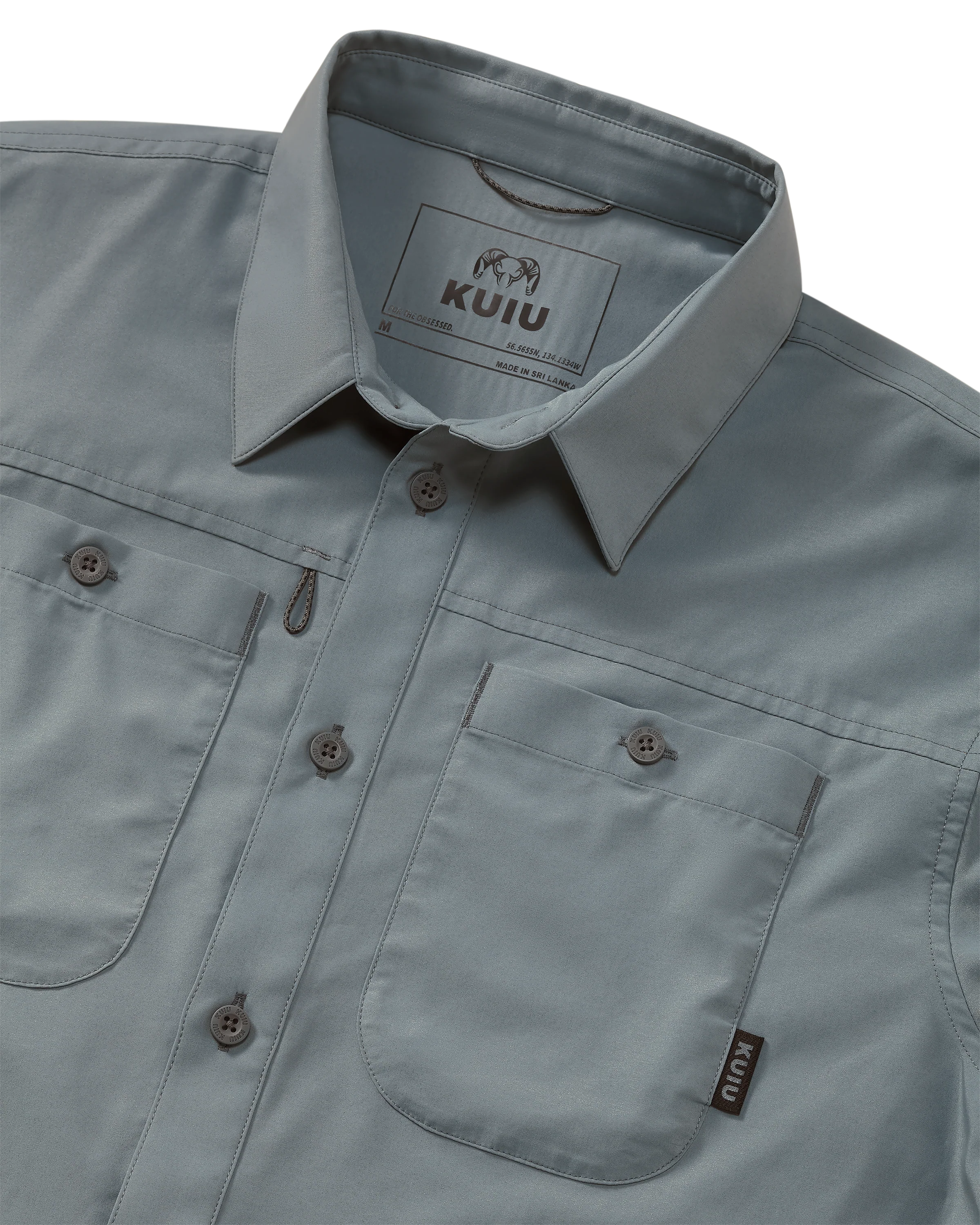 Outlet Borrego LS Shirt | Slate - Image 3