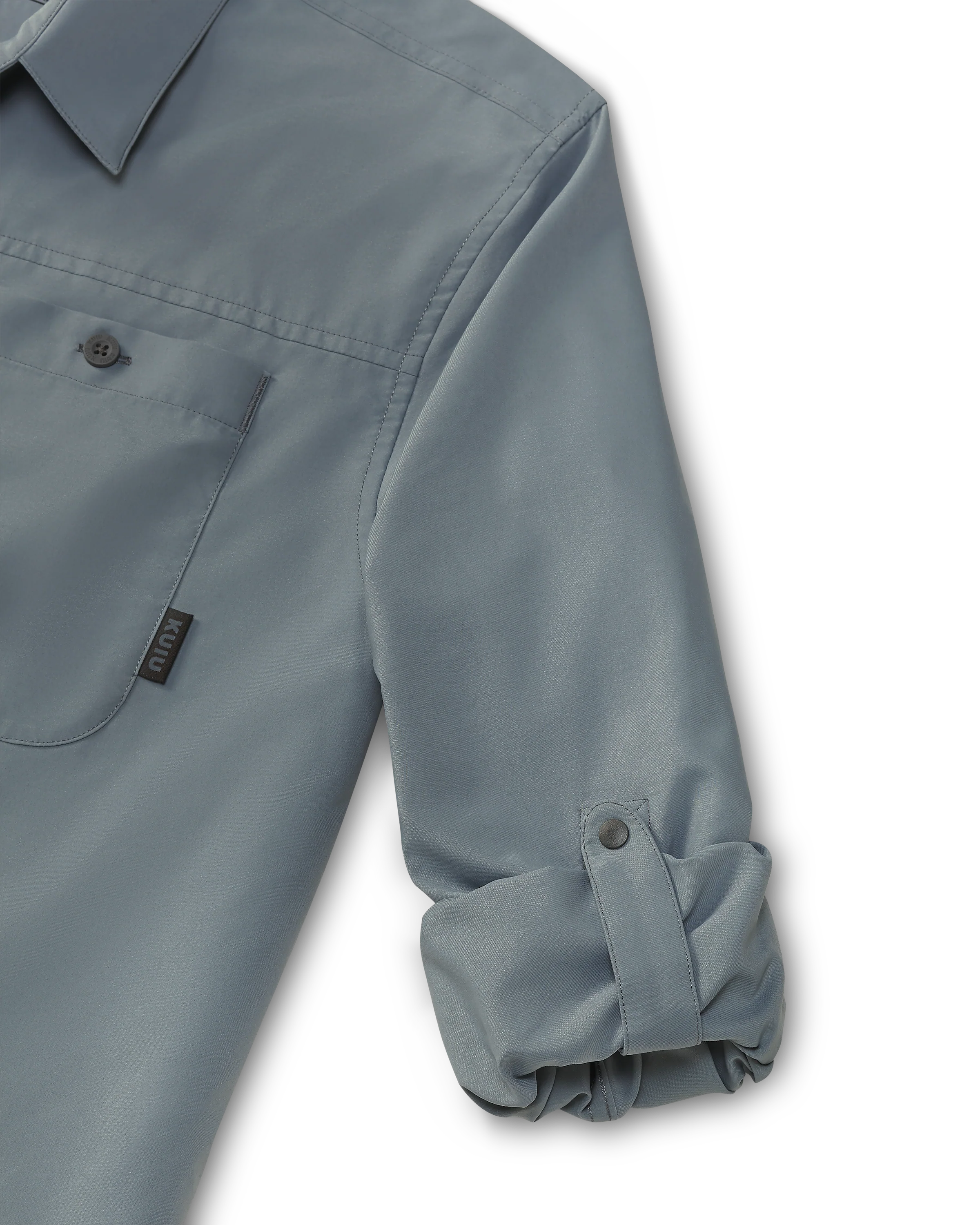 Outlet Borrego LS Shirt | Slate - Image 4