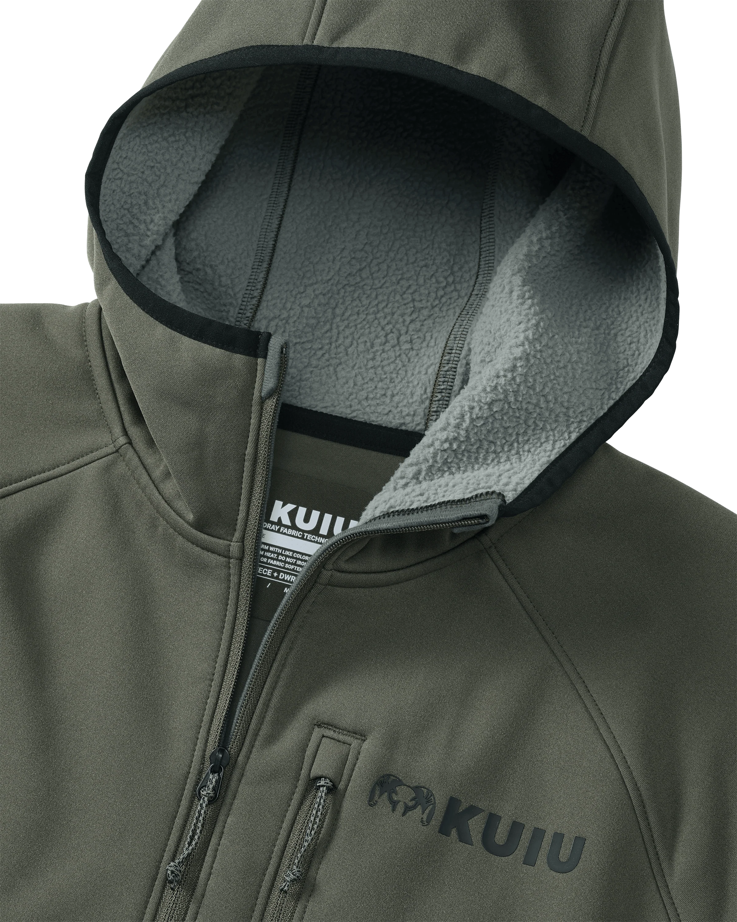 StrongFleece 235 Zip-T Hoodie | Ash - Image 3