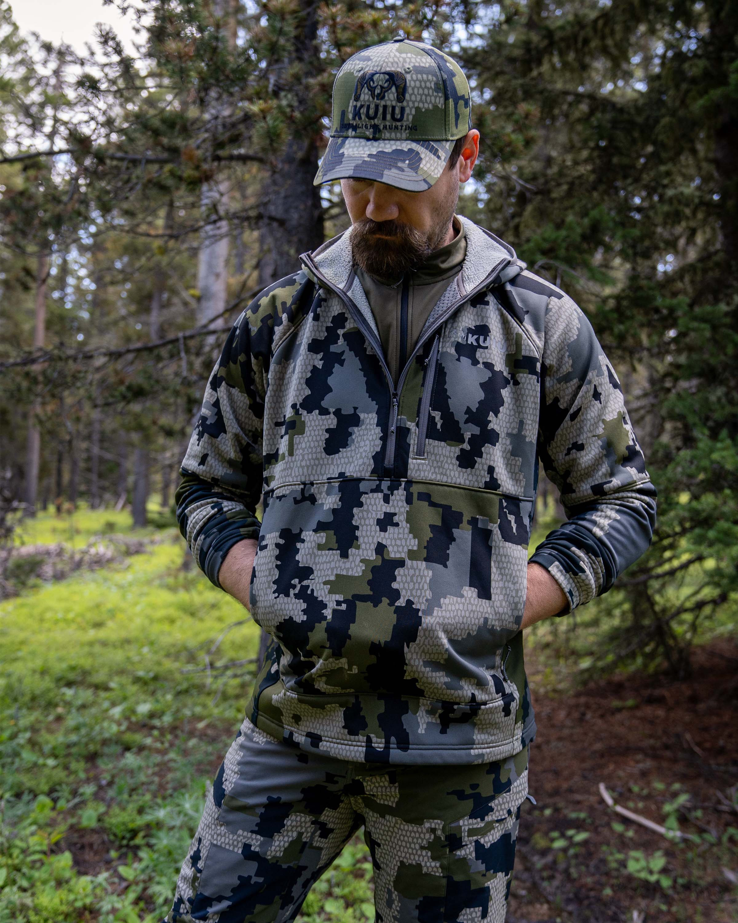 StrongFleece 235 Zip-T Hoodie | Verde - Image 4
