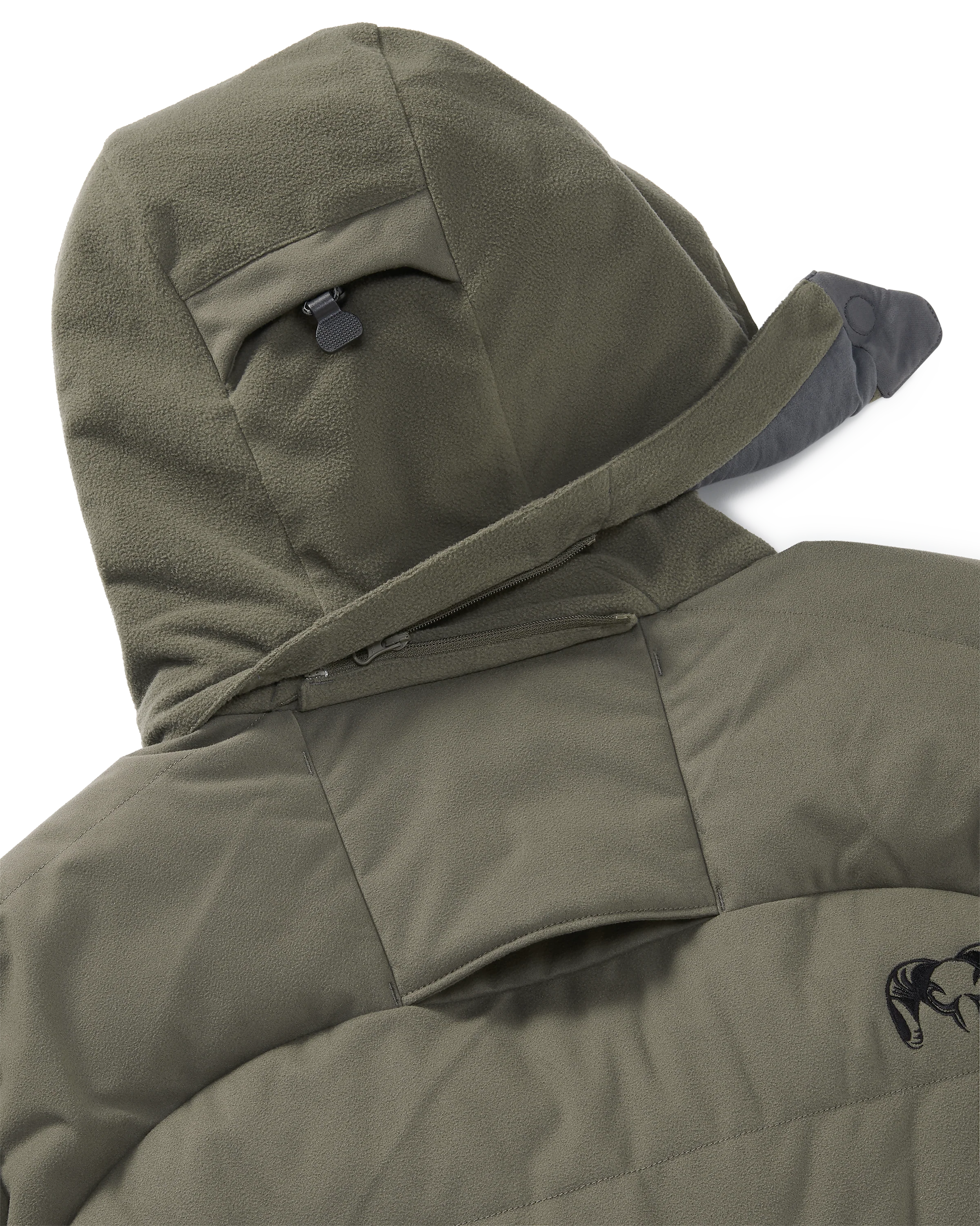 Super Down Haven Hooded Jacket | Ash - Image 3