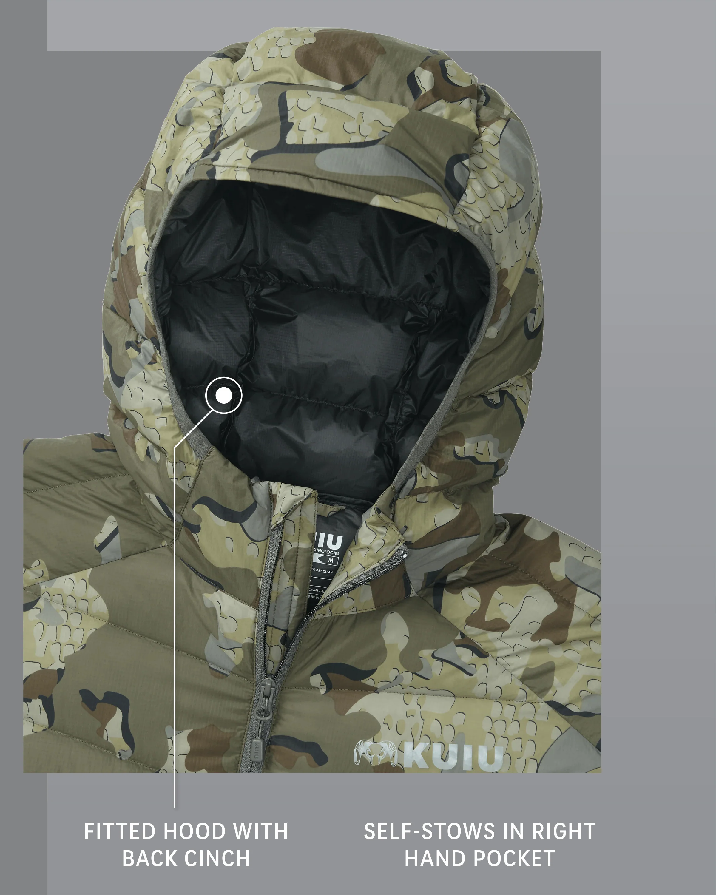 Super Down LT Hooded Jacket | Valo - Image 3