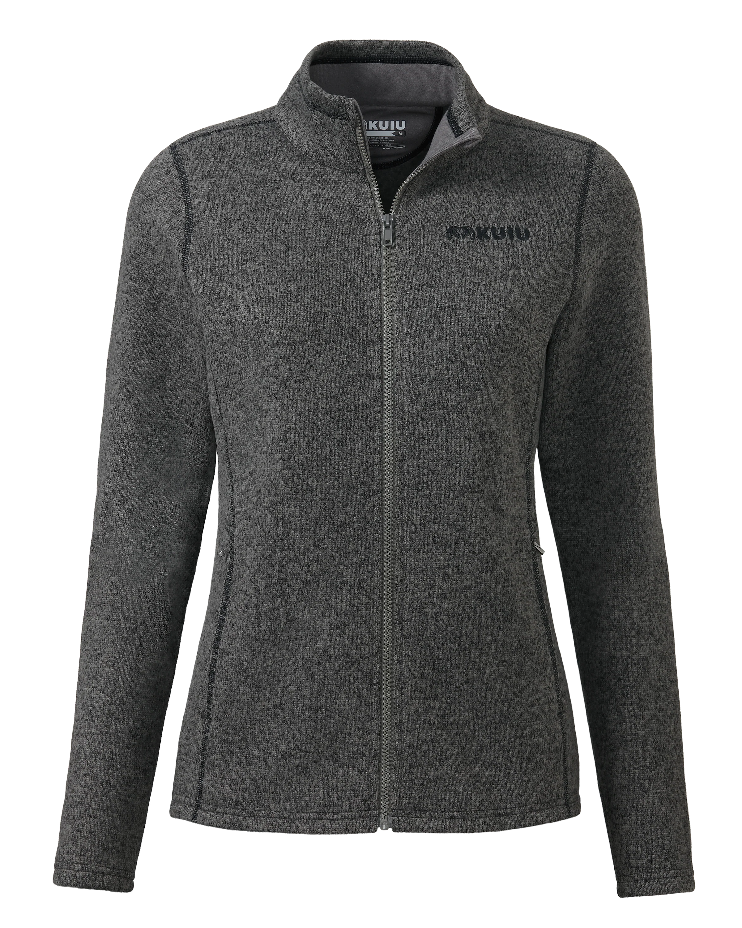 Women's Base Camp Full Zip Sweater | Charcoal Heather