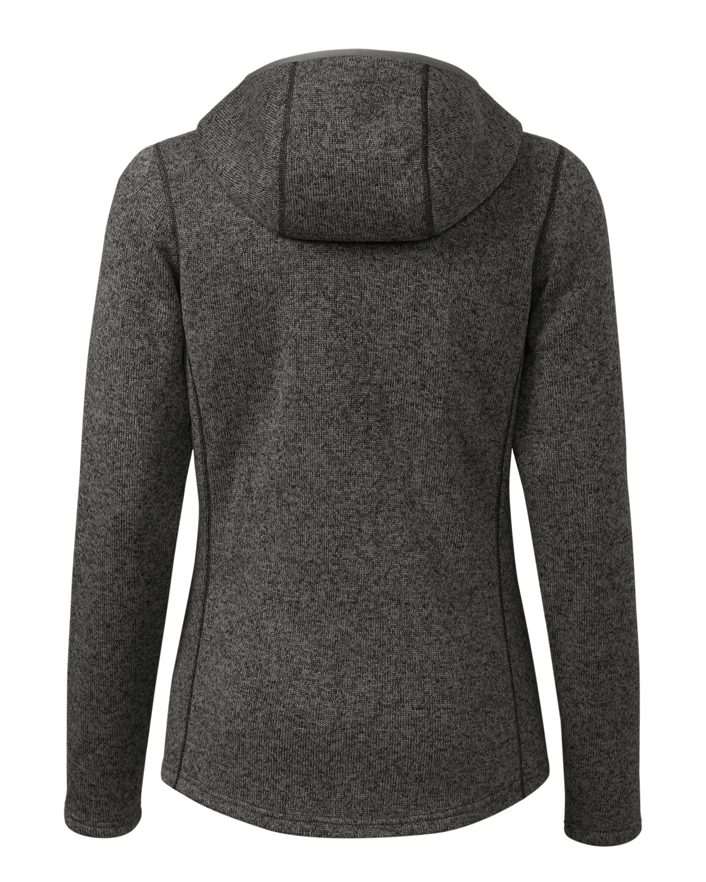 Women's Base Camp Hooded Sweater | Charcoal Heather - Image 2
